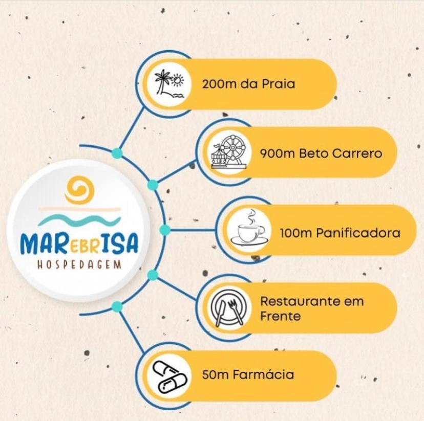 Mar&Brisa Hospedagem Penha  Kültér fotó